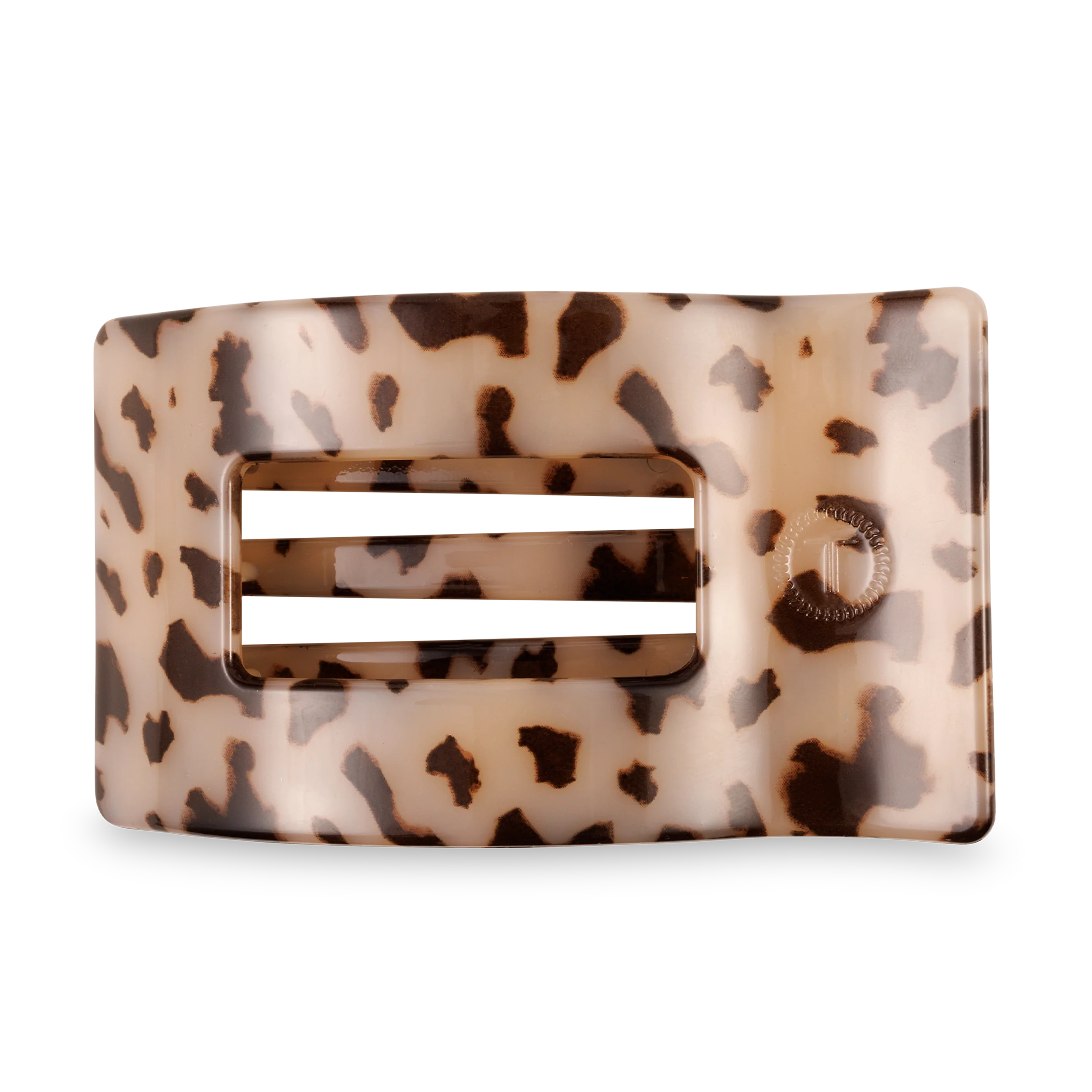 Blonde Tortoise Large Flat Rectangle Hair Clip