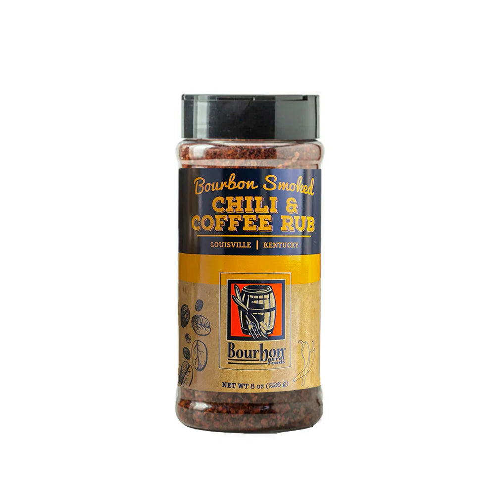 BOURBON SMOKED CHILI & COFFEE RUB - 8OZ