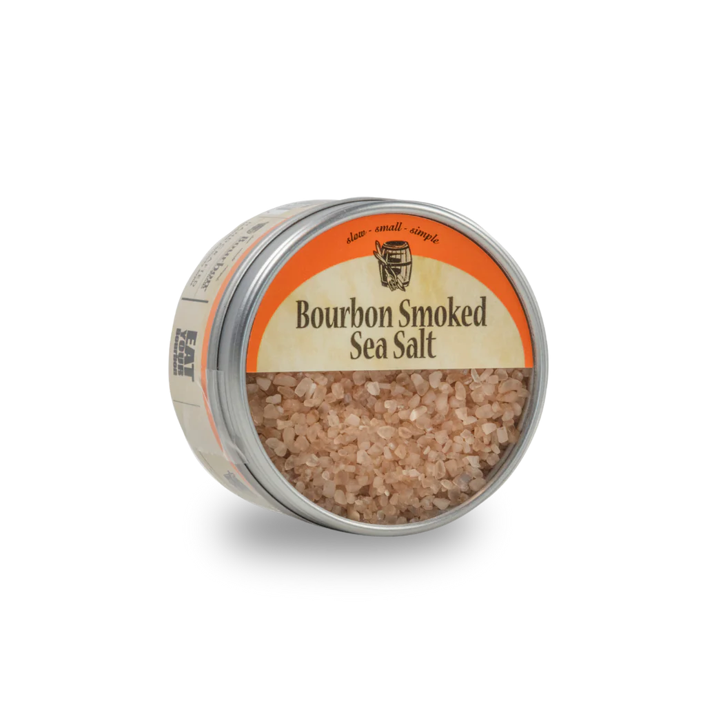 BOURBON SMOKED SEA SALT TIN - 5OZ
