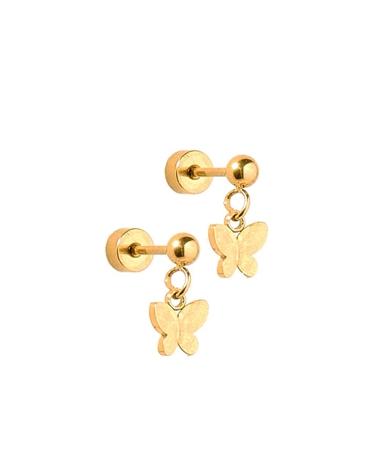 SCREWBACK STUDS - MILLIE BUTTERFLY