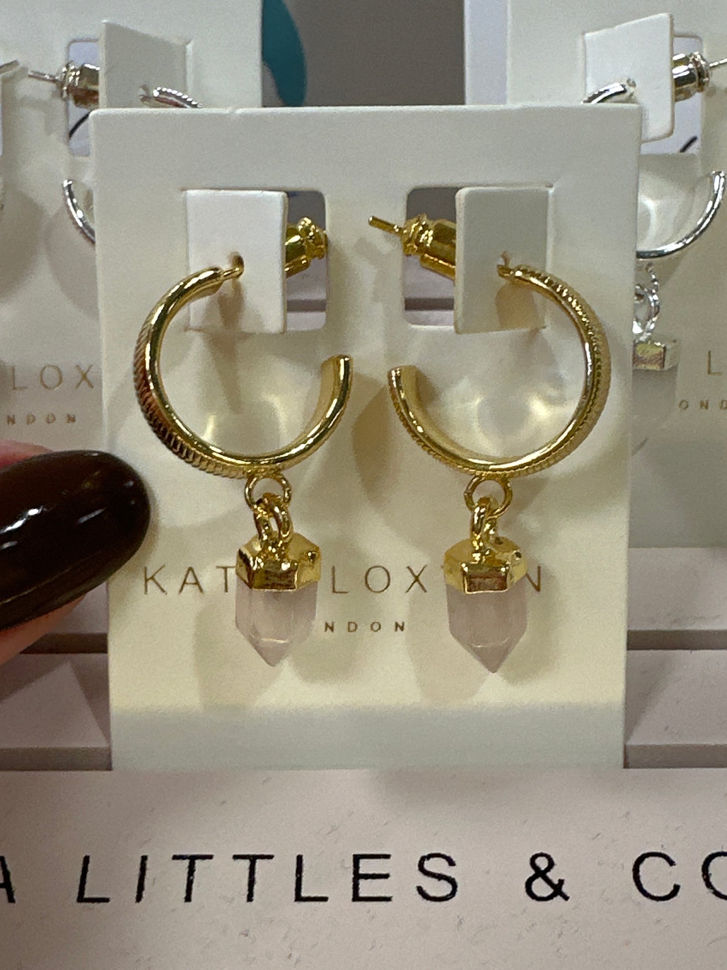 RIVA LOVE HOOP EARRINGS