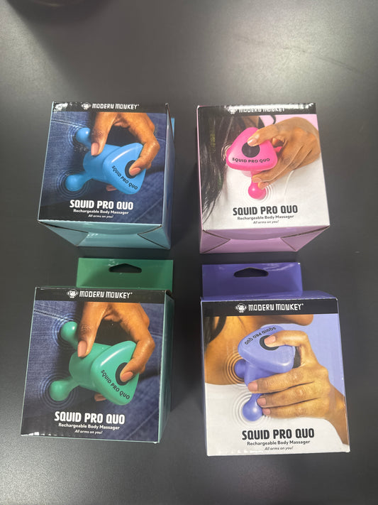 MODERN MONKEY SQUID PRO QUO RECHARGEABLE BODY MASSAGER - Pharm Favorites by Economy Pharmacy