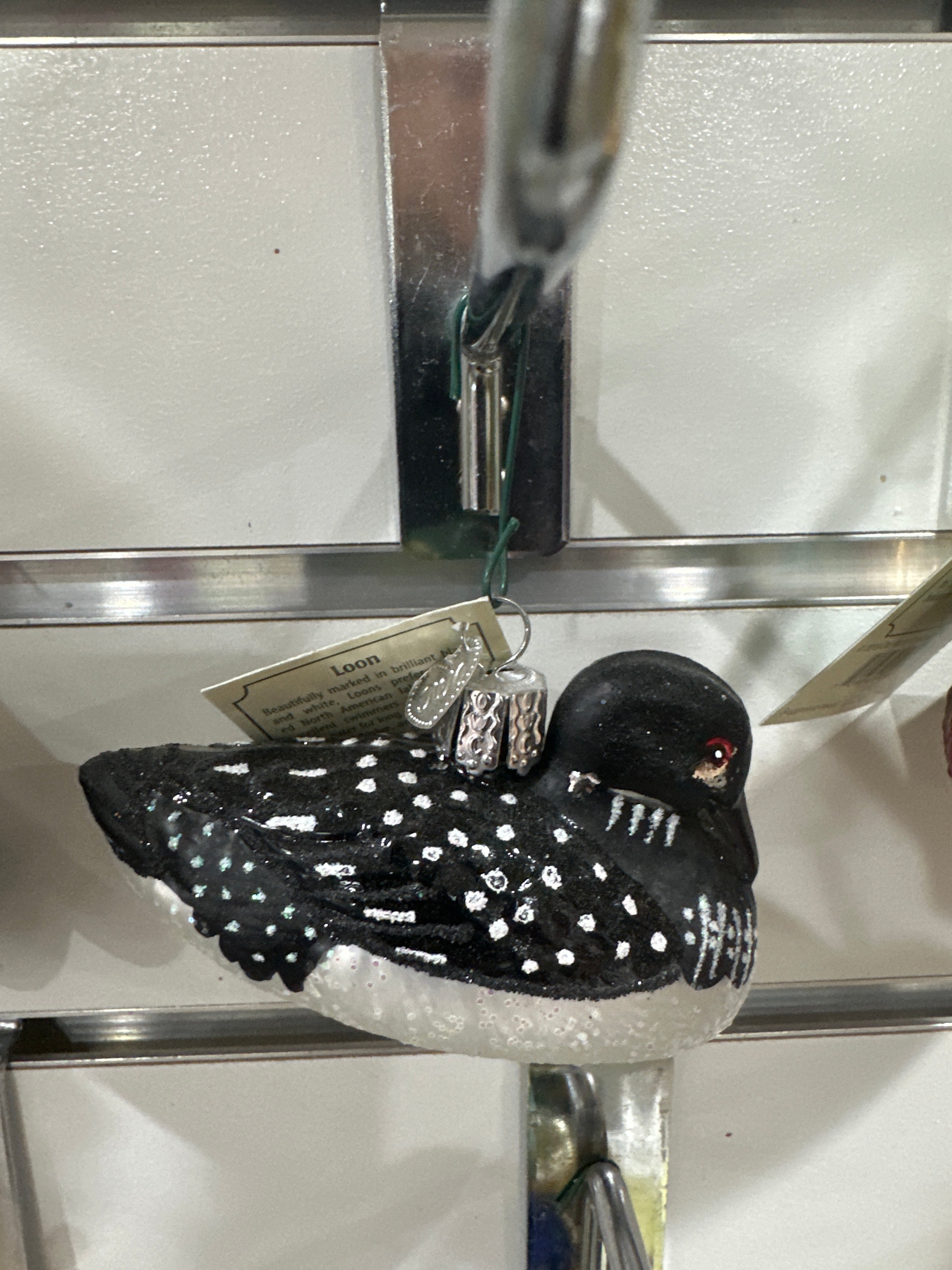 CHRISTMAS ORNAMENT LOON