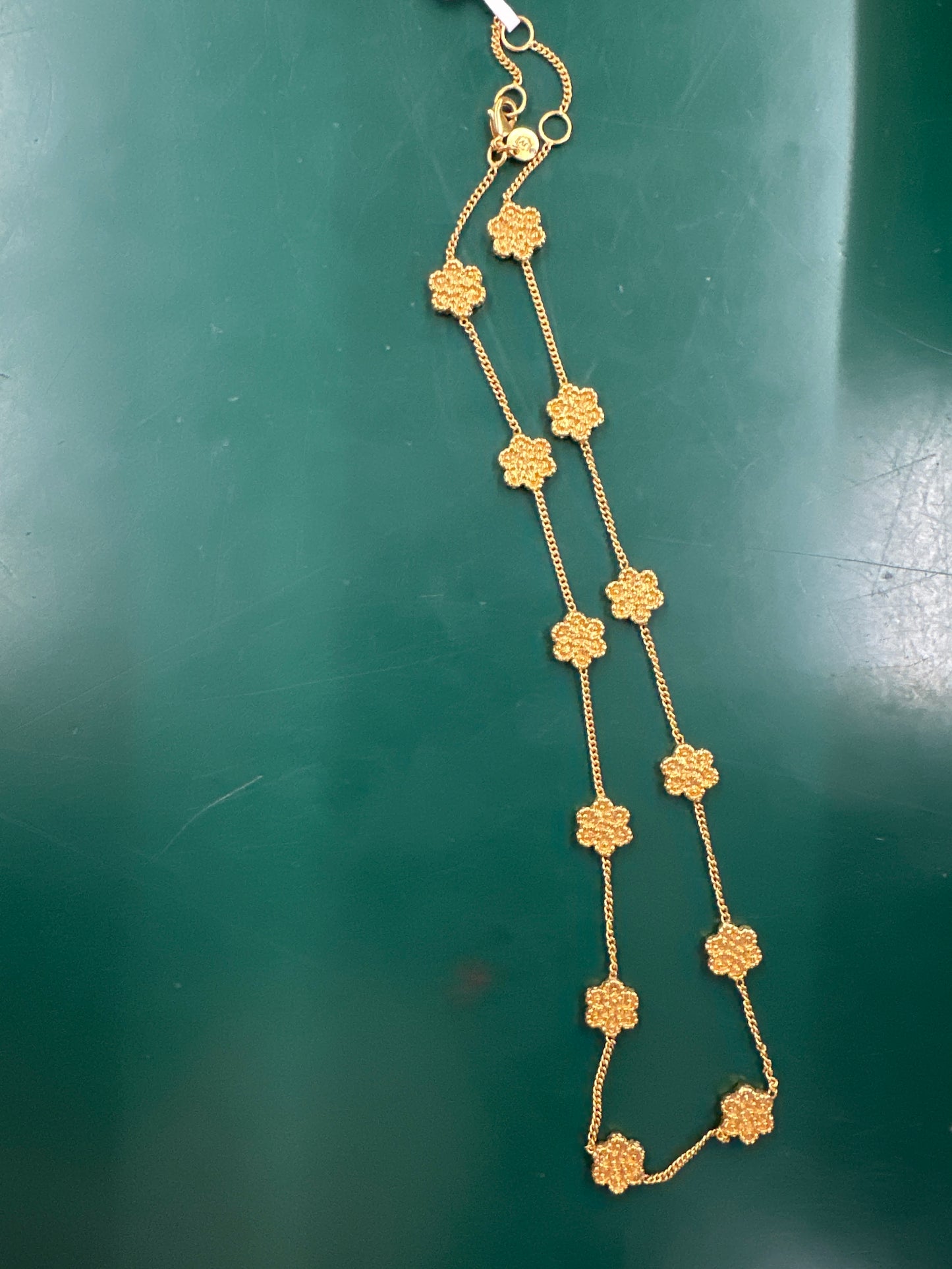 COLETTE DELICATE STATION NECKLACE GOLD