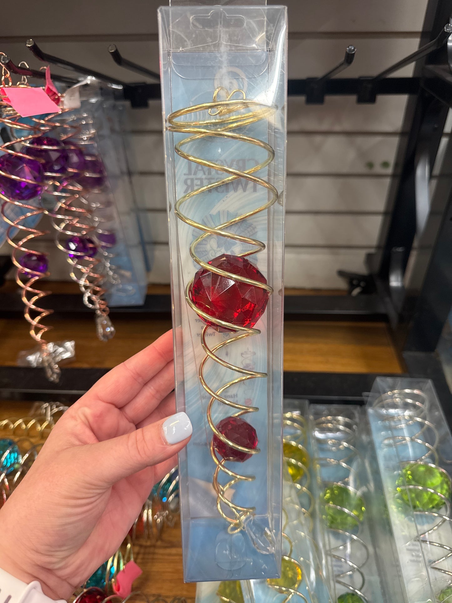LARGE (13") TWISTER GOLD/RED