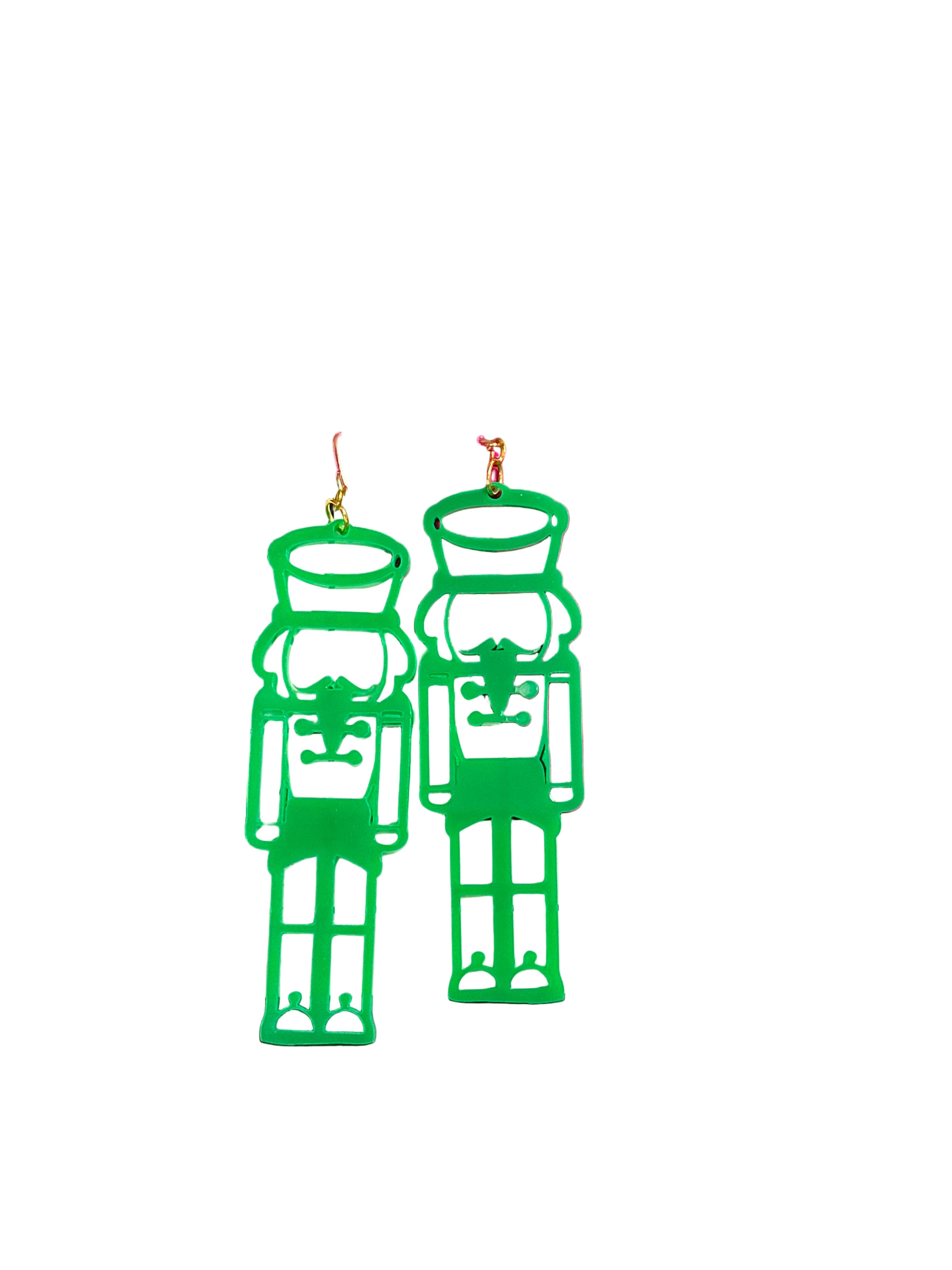 ACRYLIC NUTCRACKER EARRINGS