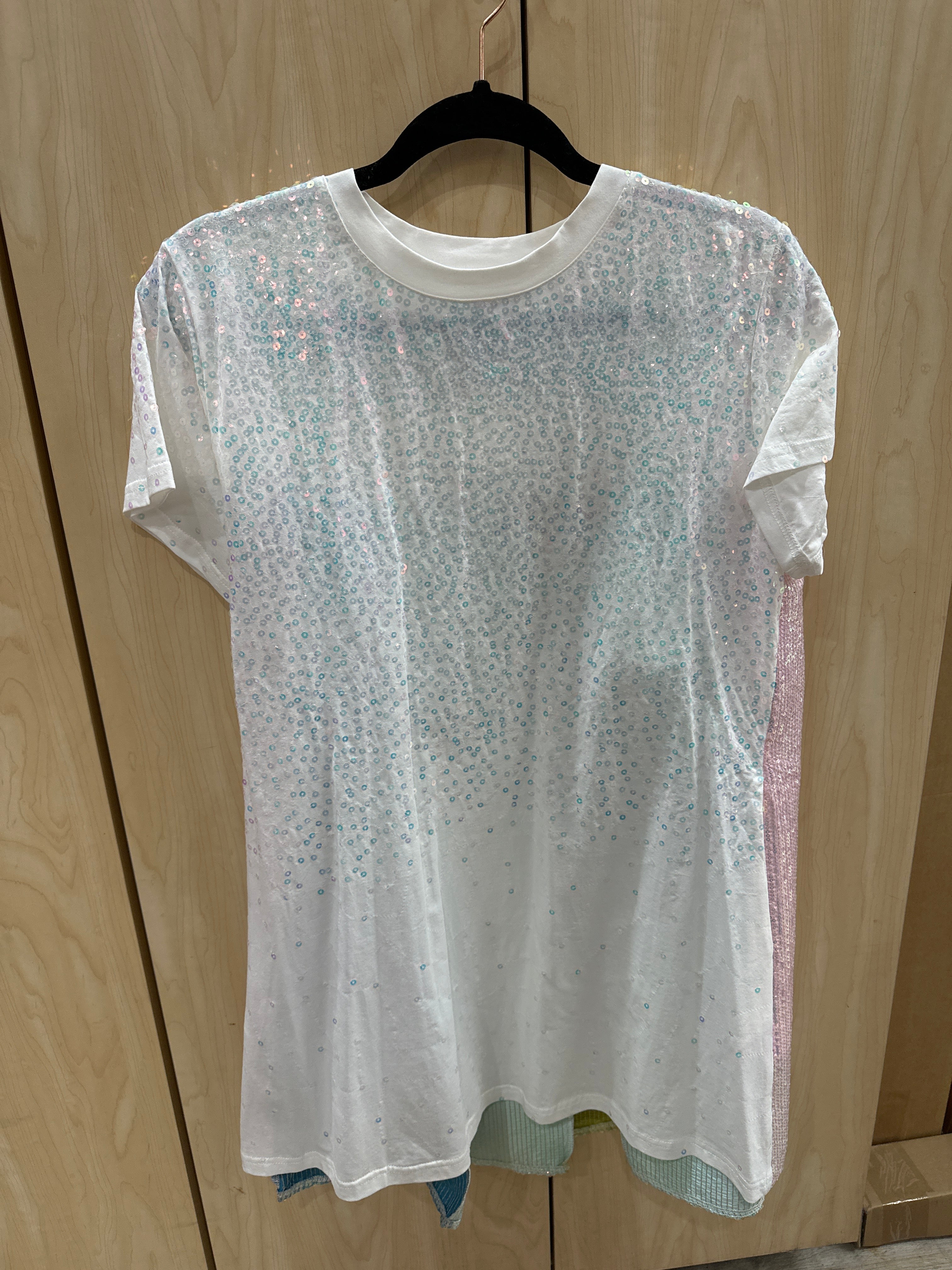 Sequin Multicolor Block Dress