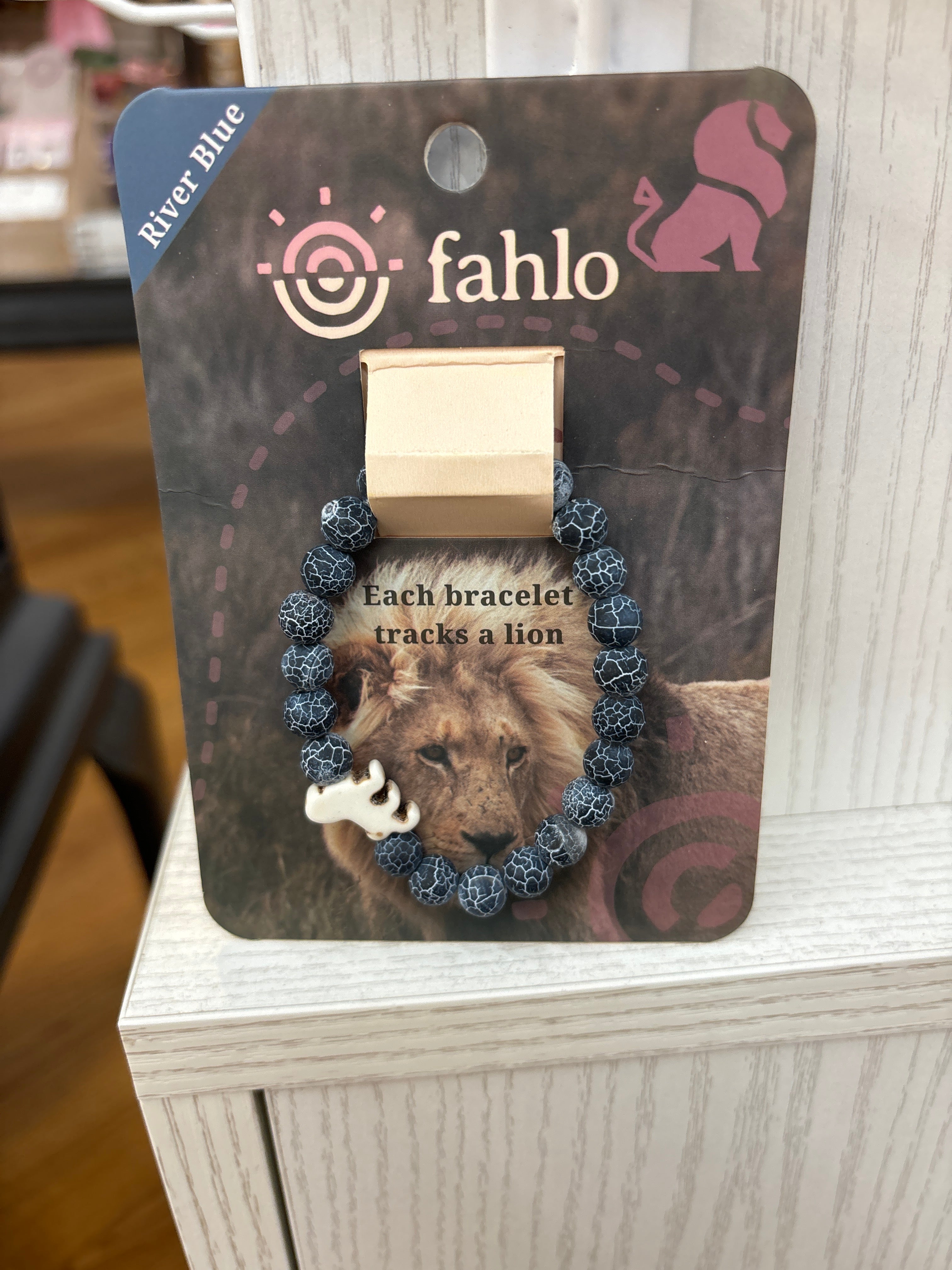 THE VOYAGE BRACELET- RIVER BLUE - LION