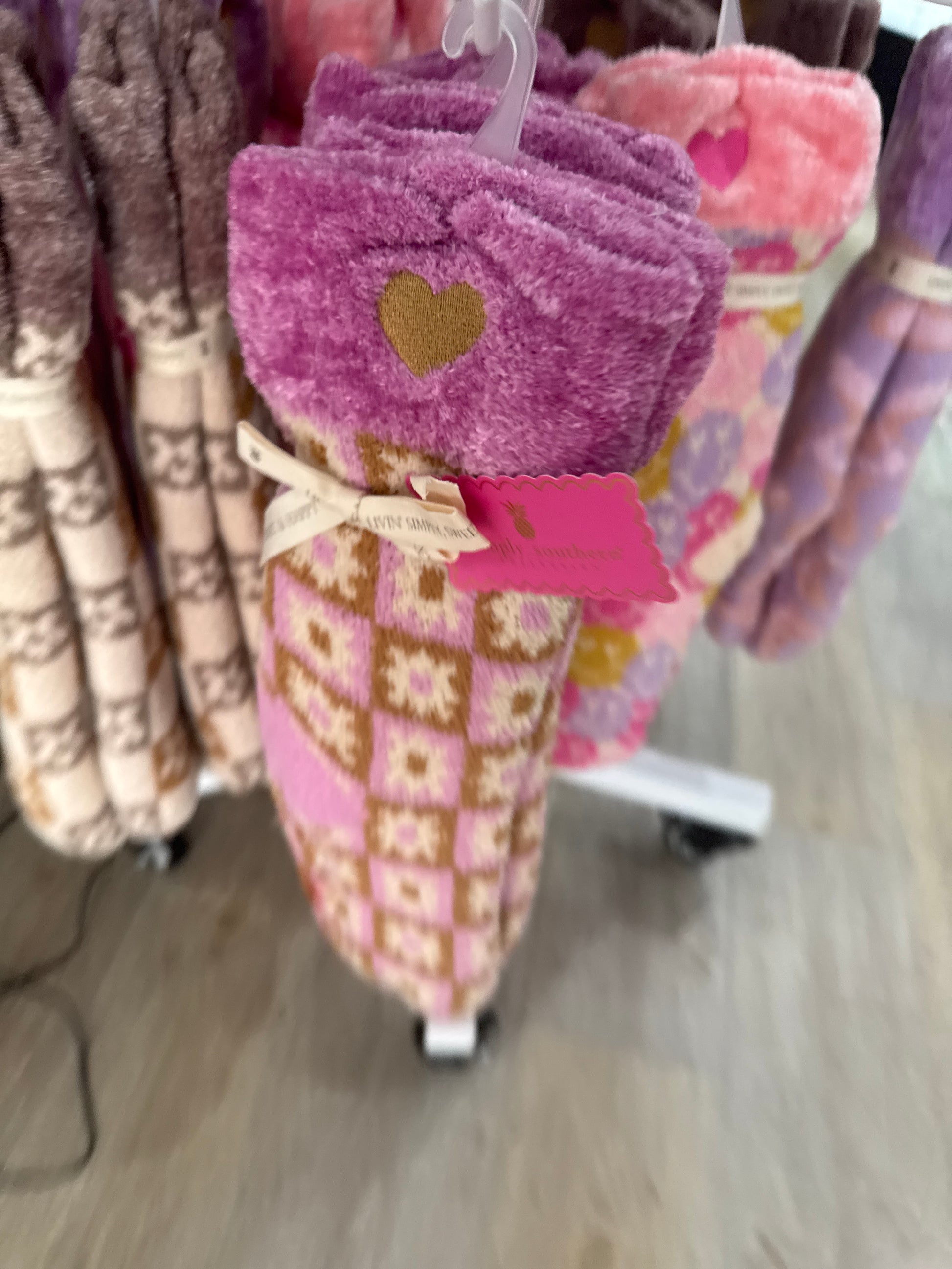 CAMPER SOCK - PINK FLOWERS - Pharm Favorites by Economy Pharmacy