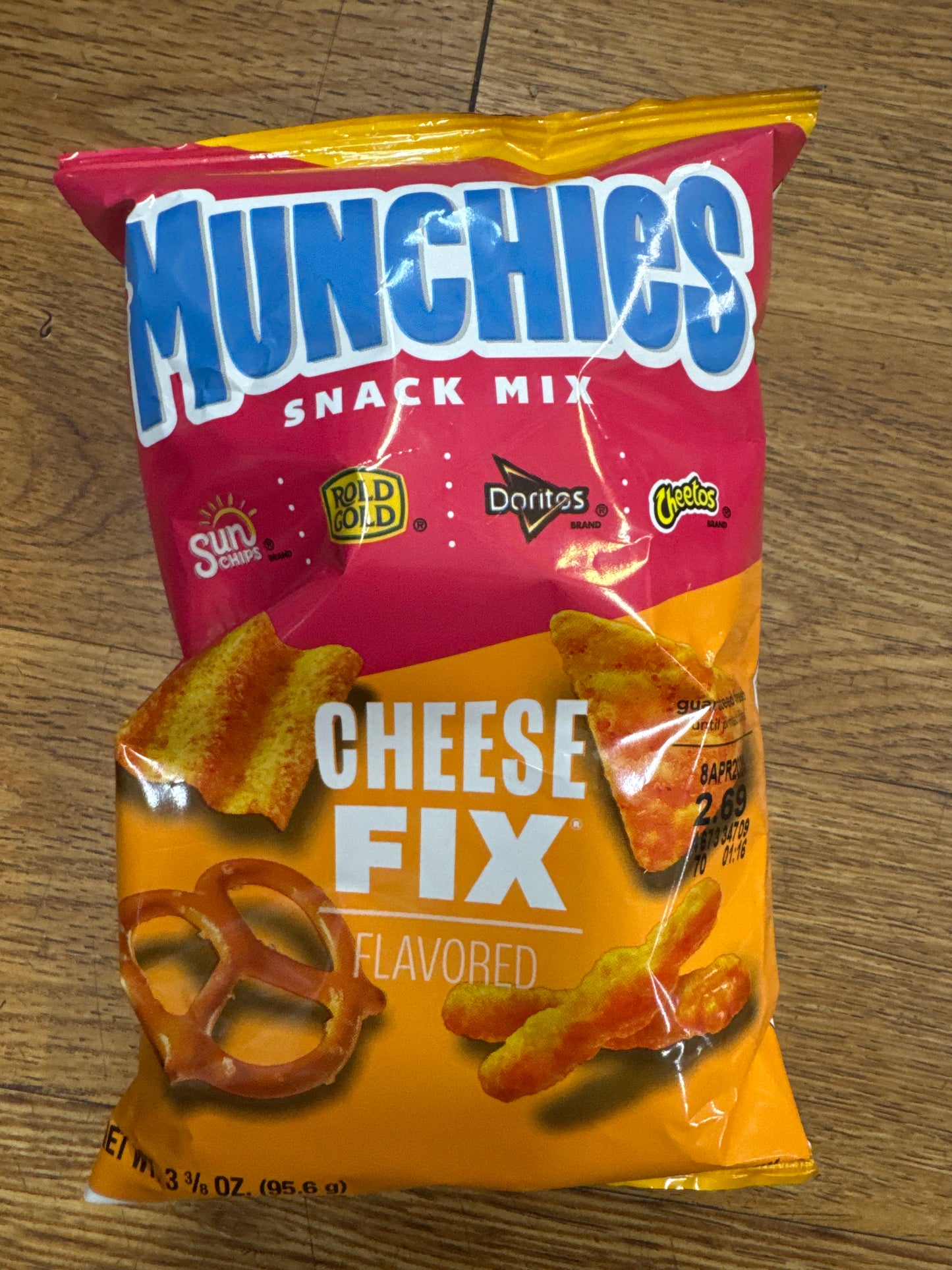 MUNCHIES SNACK MIX - CHEESE FIX