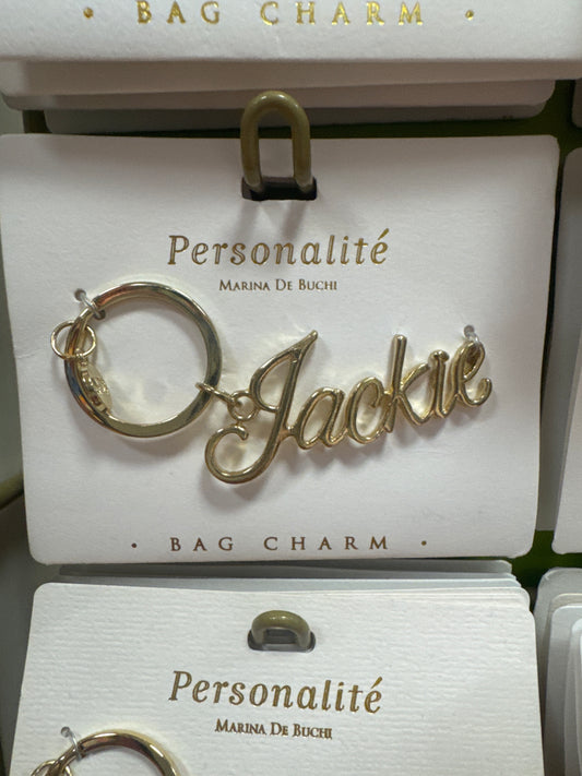 BAG CHARM KEYCHAIN - JACKIE