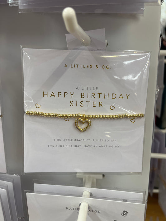 A LITTLE HAPPY BIRTHDAY SISTER - Pharm Favorites by Economy Pharmacy