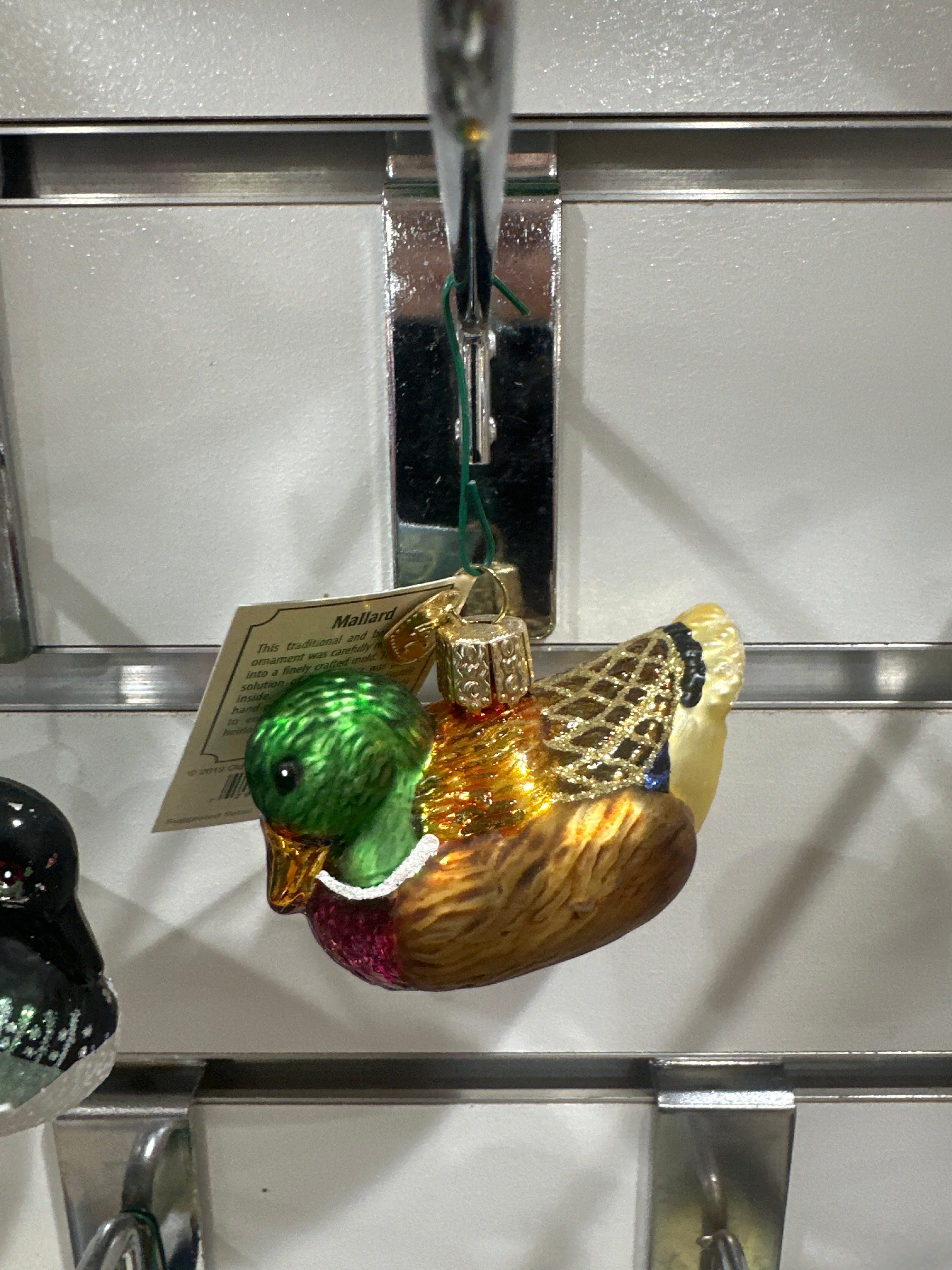 CHRISTMAS ORNAMENT MALLARD