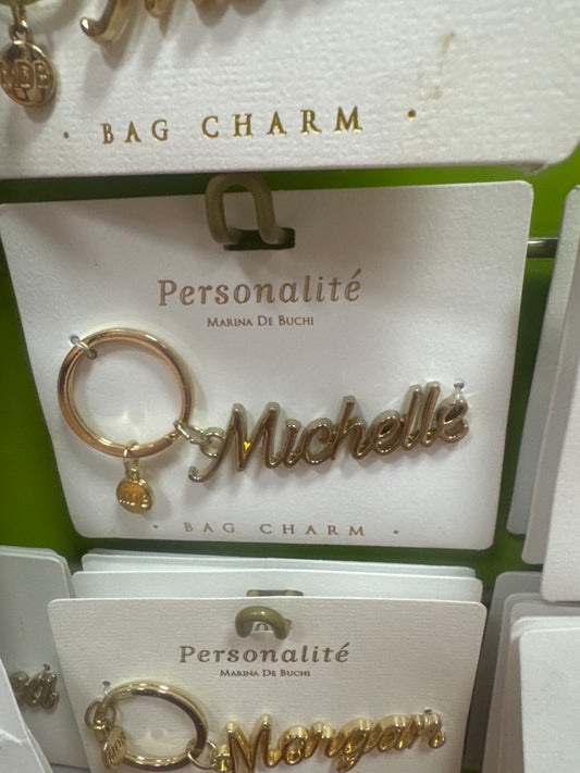 BAG CHARM KEYCHAIN - MICHELLE
