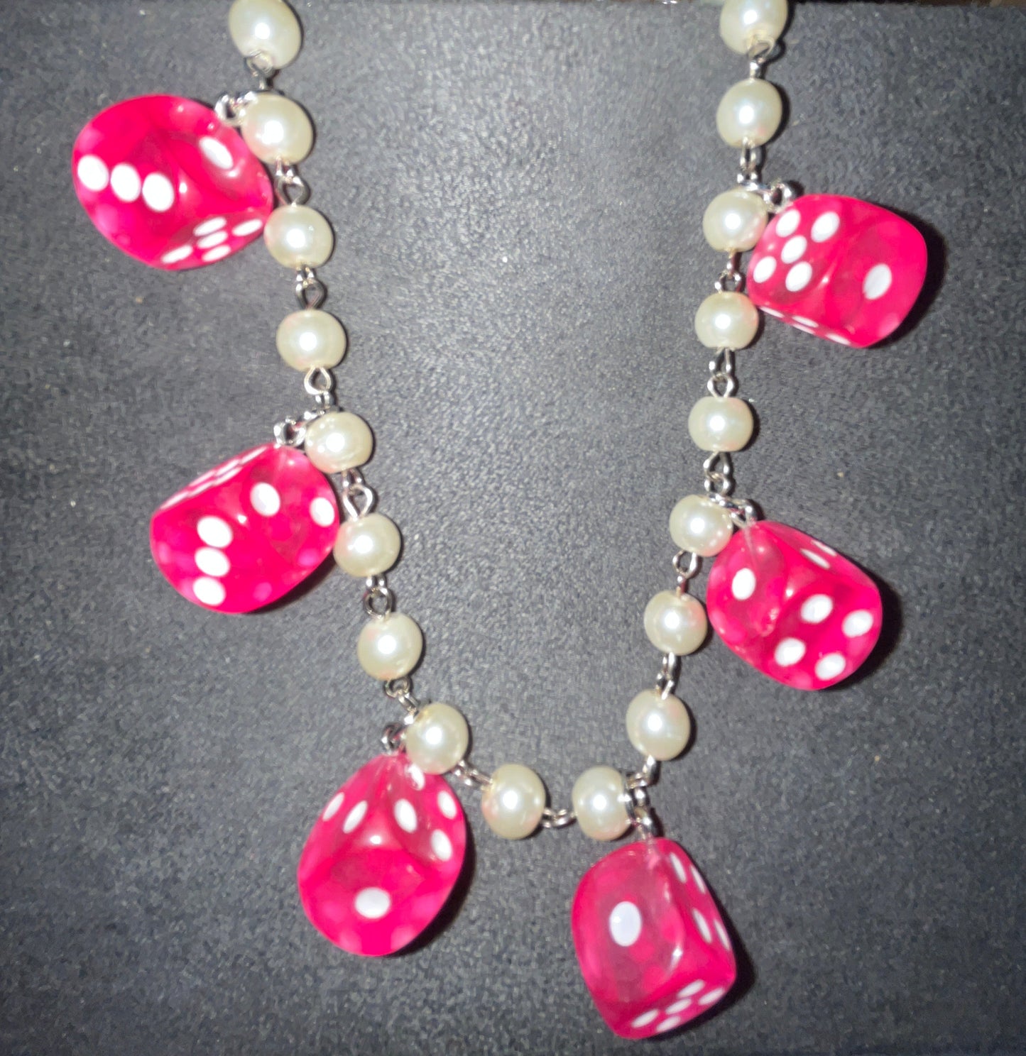 DICE BEADED NECKLACE