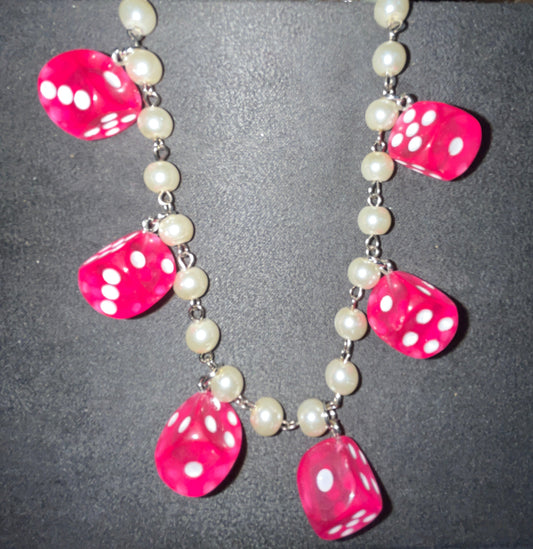 DICE BEADED NECKLACE