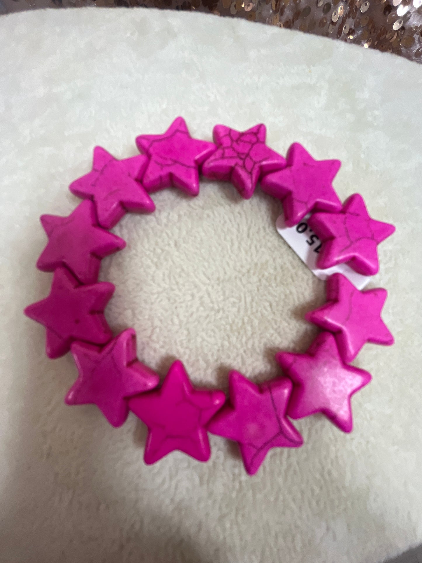 STAR BEADED STRETCHABLE BRACELET