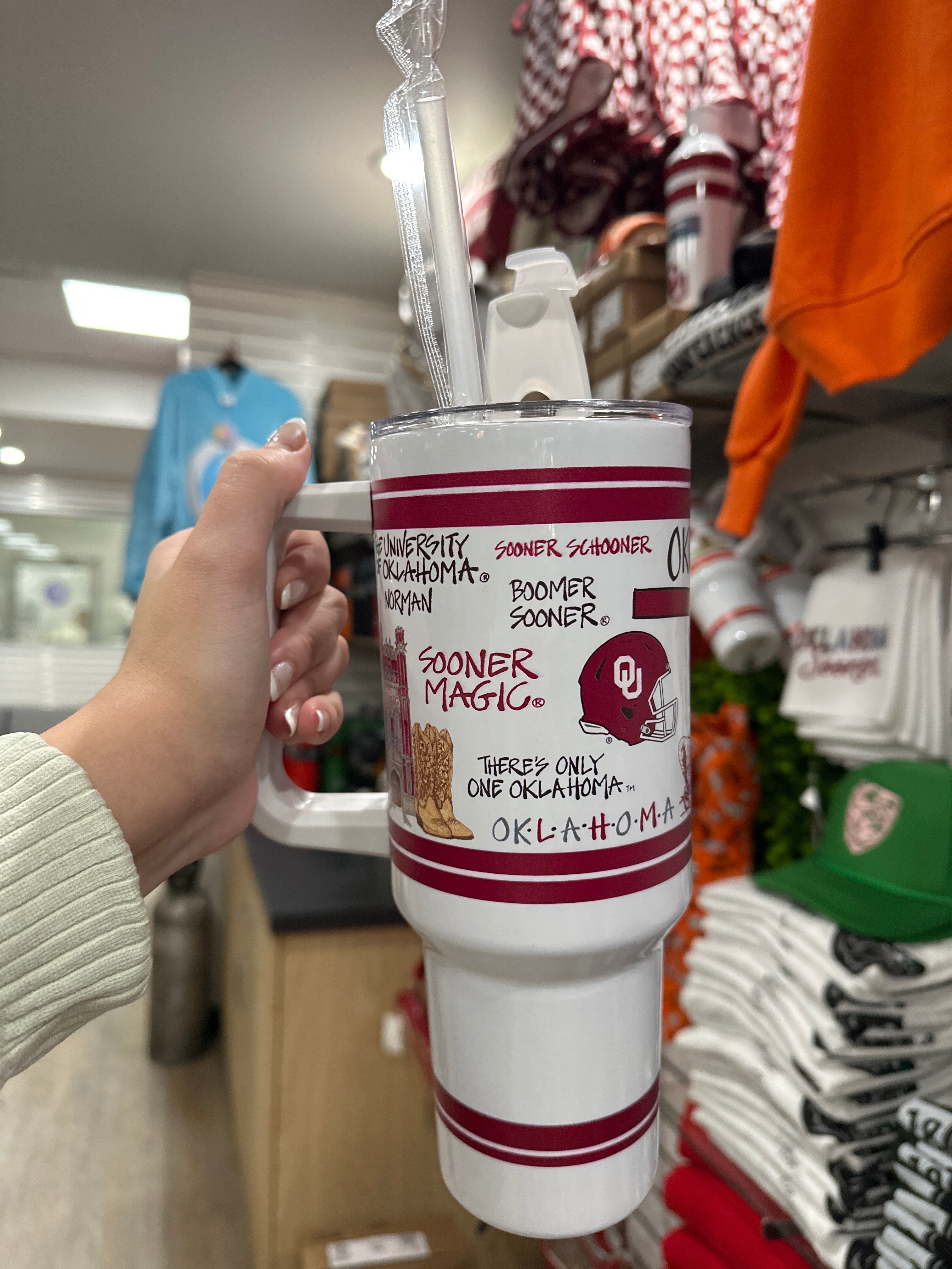 OKLAHOMA 40OZ TUMBLER