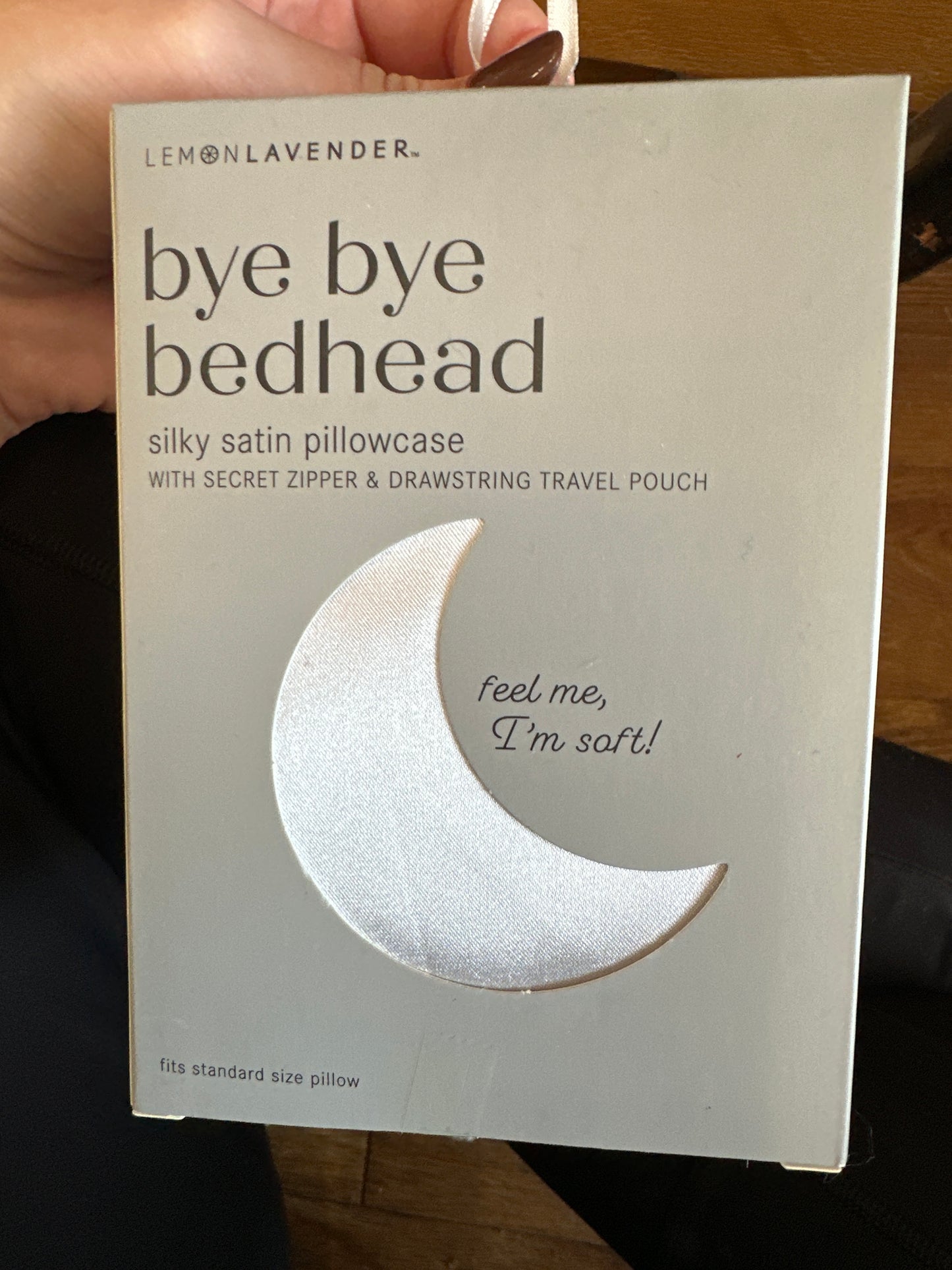 BYE BYE BEDHEAD SATIN PILLOWCASE - SILVER