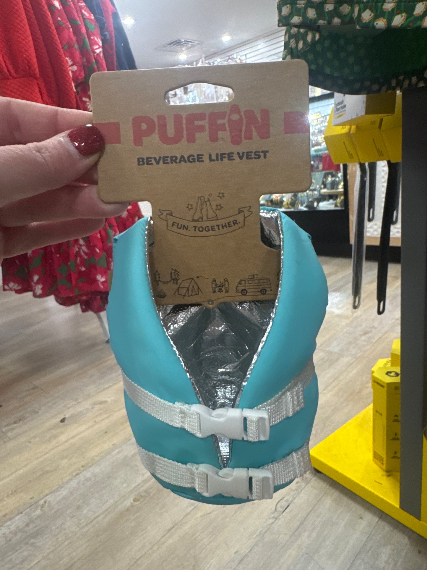 SKY BLUE BEVERAGE LIFE VEST