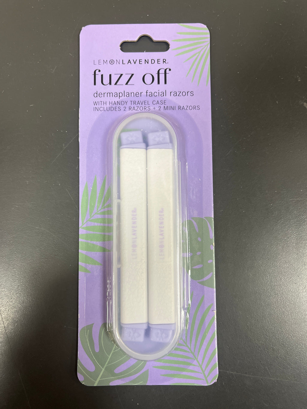 LEMON LAVENDER FUZZ OFF DERMAPLANER FACIAL RAZOR