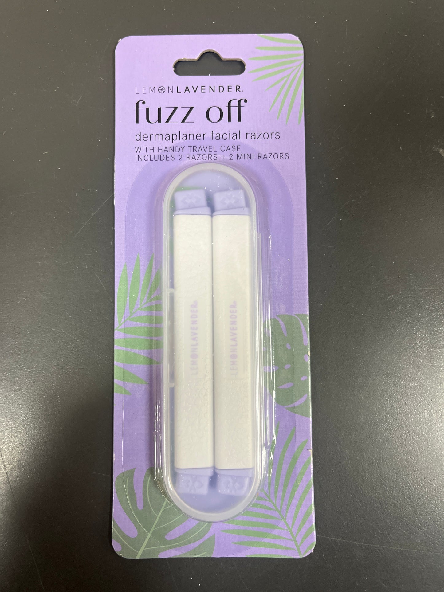 LEMON LAVENDER FUZZ OFF DERMAPLANER FACIAL RAZOR - Pharm Favorites by Economy Pharmacy