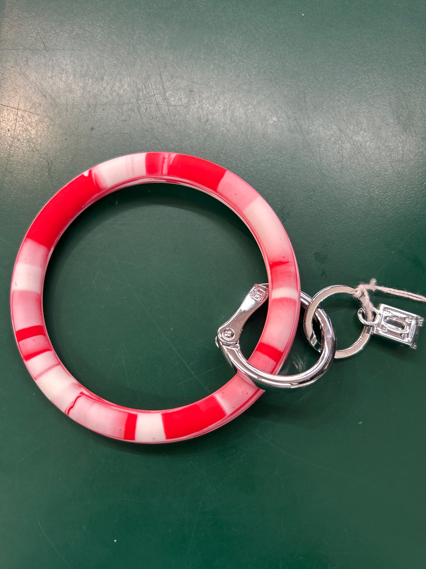 CHERRY ON TOP MARBLE SILICONE BIG O KEY RING - Pharm Favorites by Economy Pharmacy