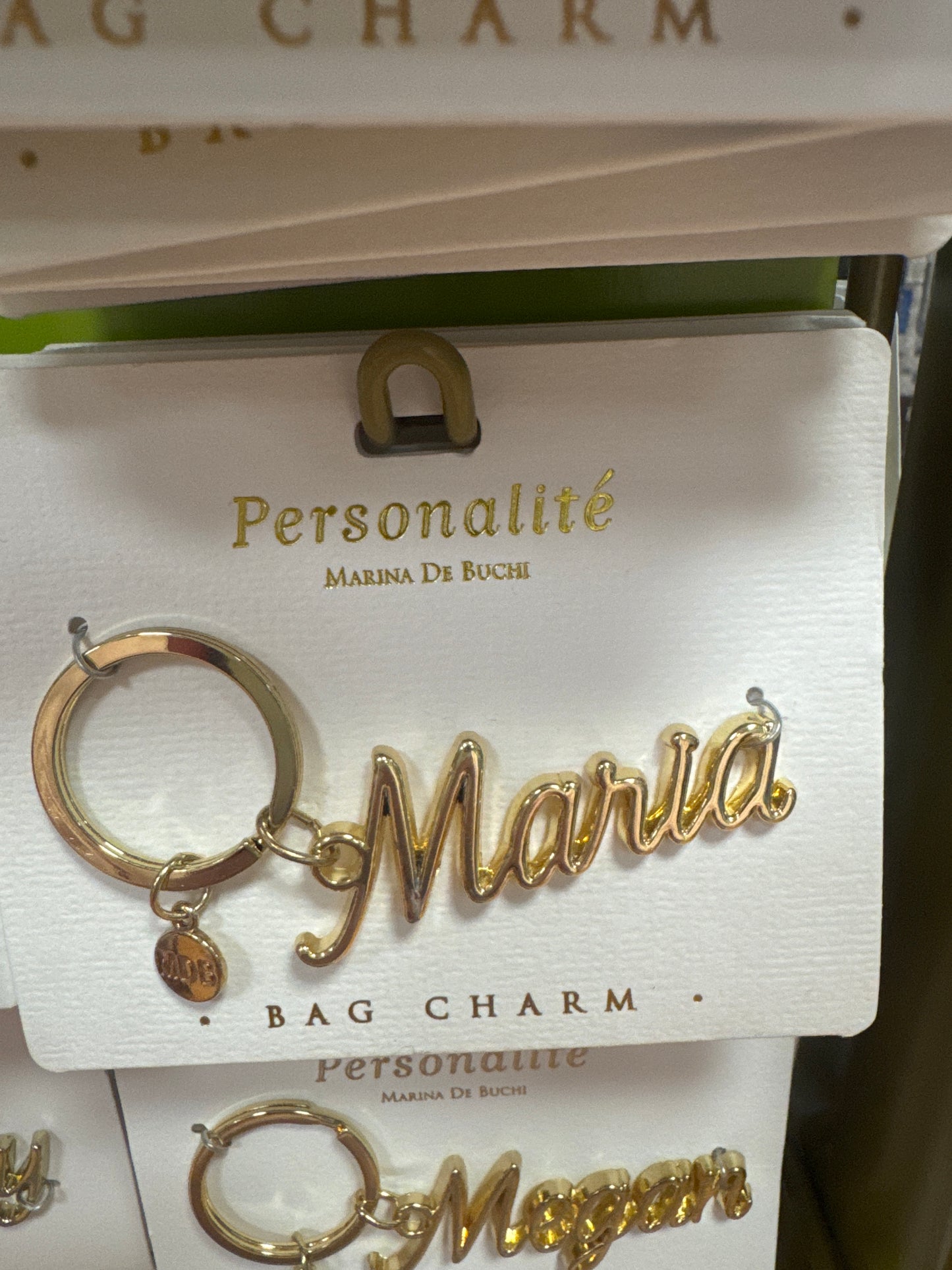 BAG CHARM KEYCHAIN - MARIA