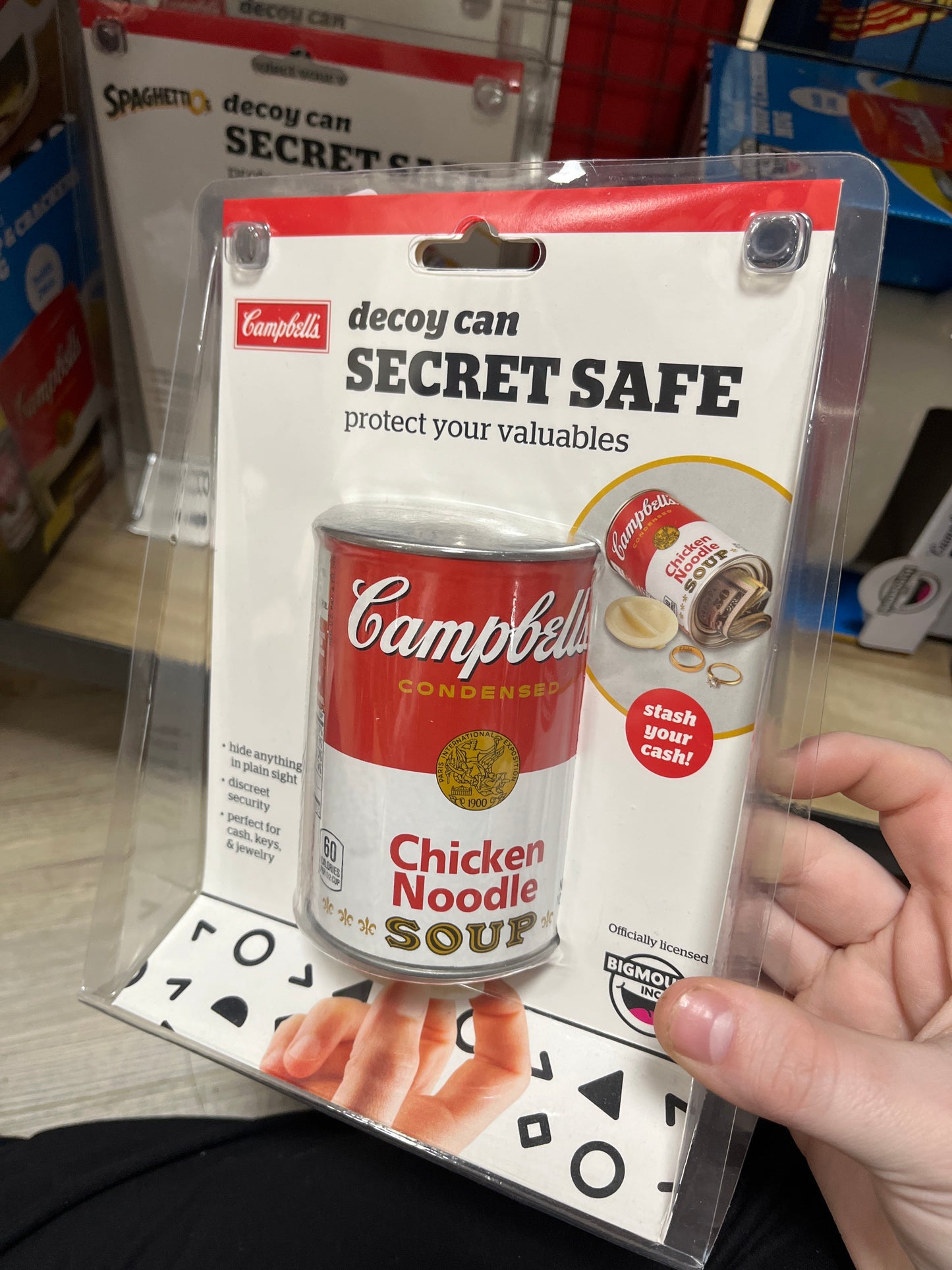 CAMPBELLS CHICKEN NOODLE SOUP CAN SAFE