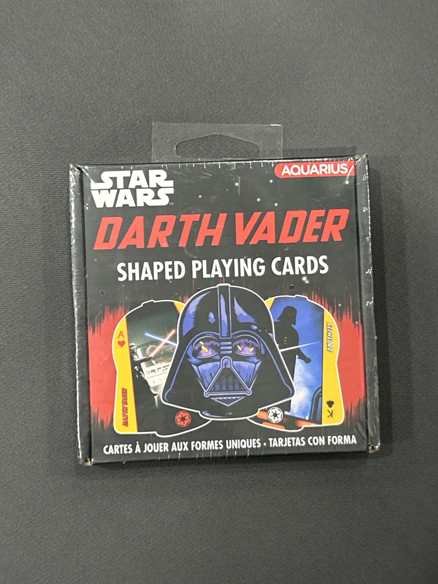 DARTH VADER SHAPED PLAYING CARDS