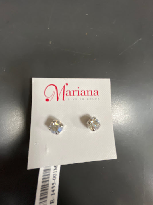 MARIANA - EARRINGS - MEDIUM STUD CLEAR