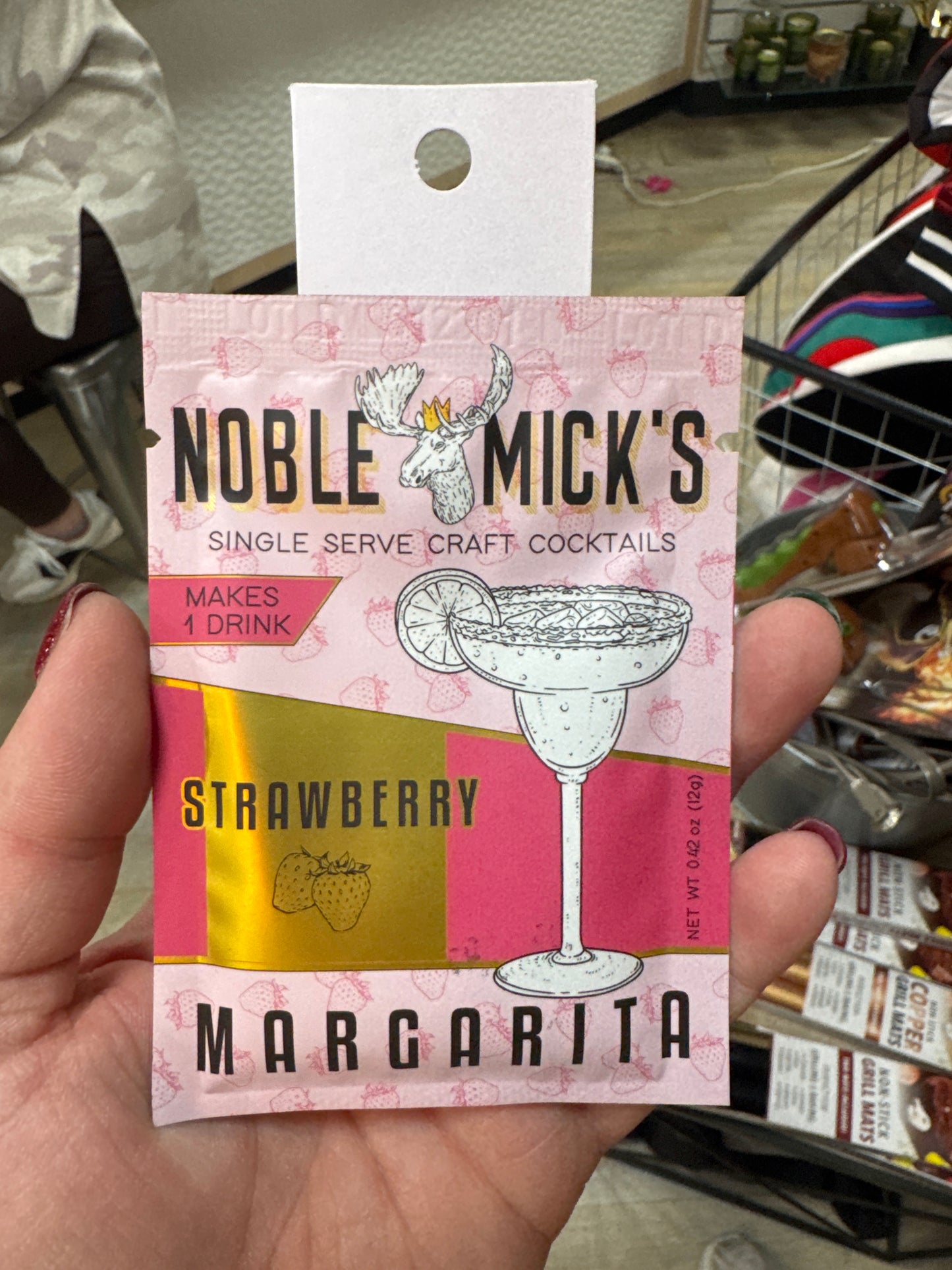 SINGLE SERVE COCKTAIL MIX - STRAWBERRY MARG