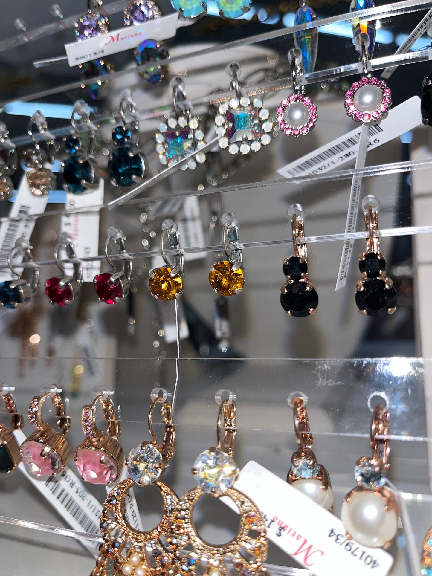 TOPAZ HANGING STUDS
