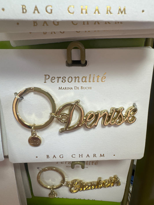 BAG CHARM KEYCHAIN - DENISE