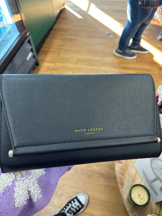 KATIE LOXTON BLACK CLUTCH
