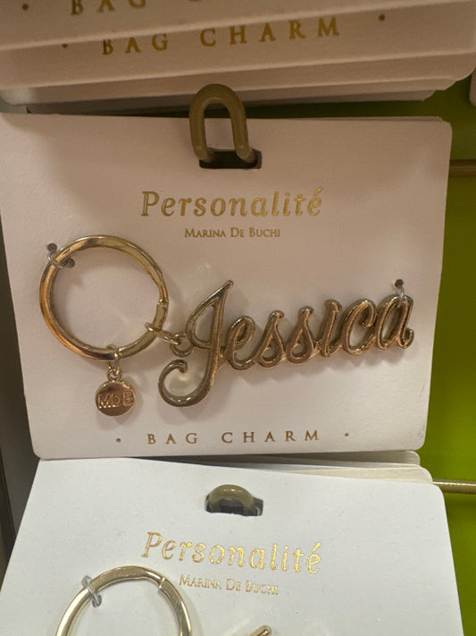 BAG CHARM KEYCHAIN - JESSICA