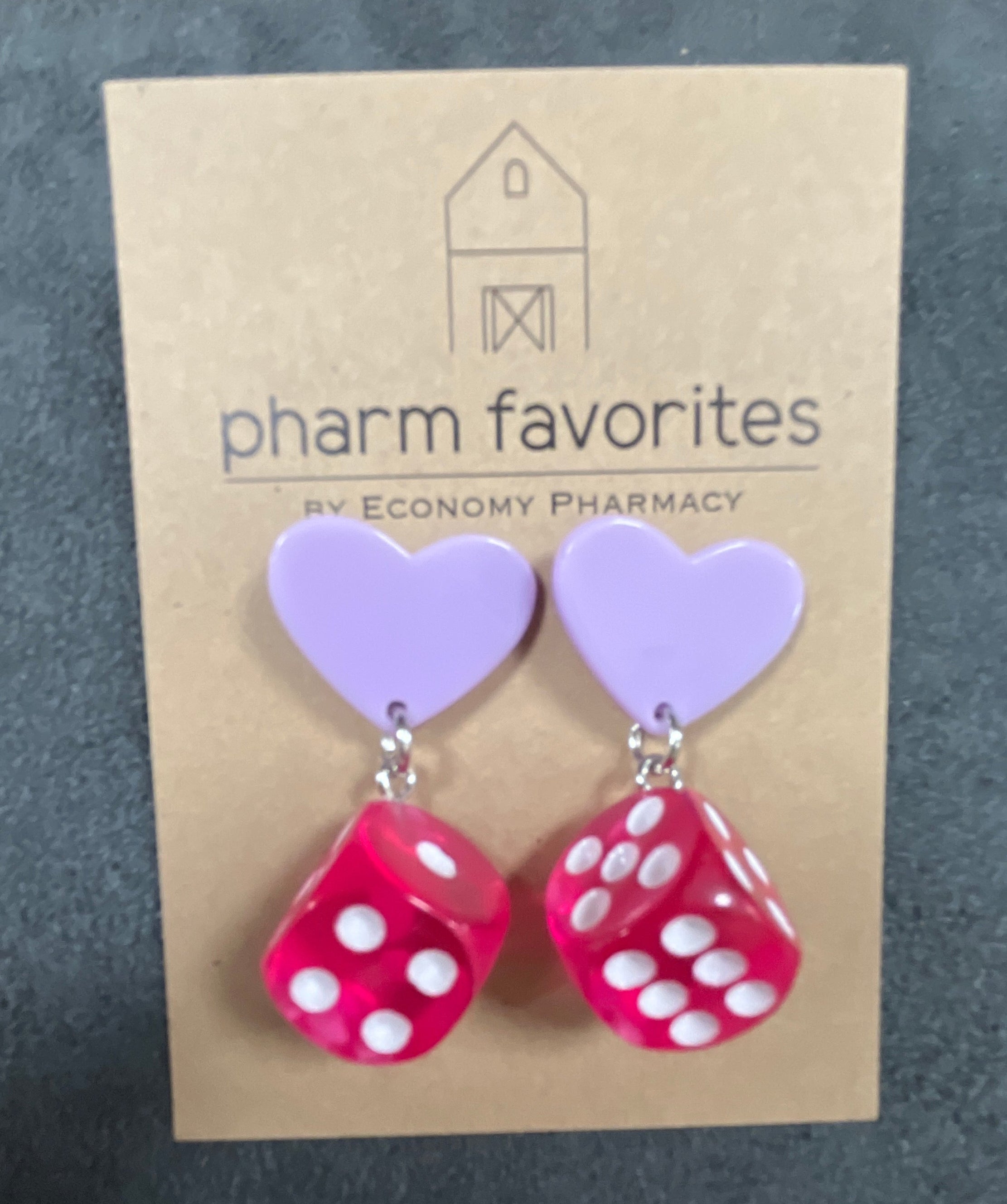 COLORFUL DICE EARRINGS