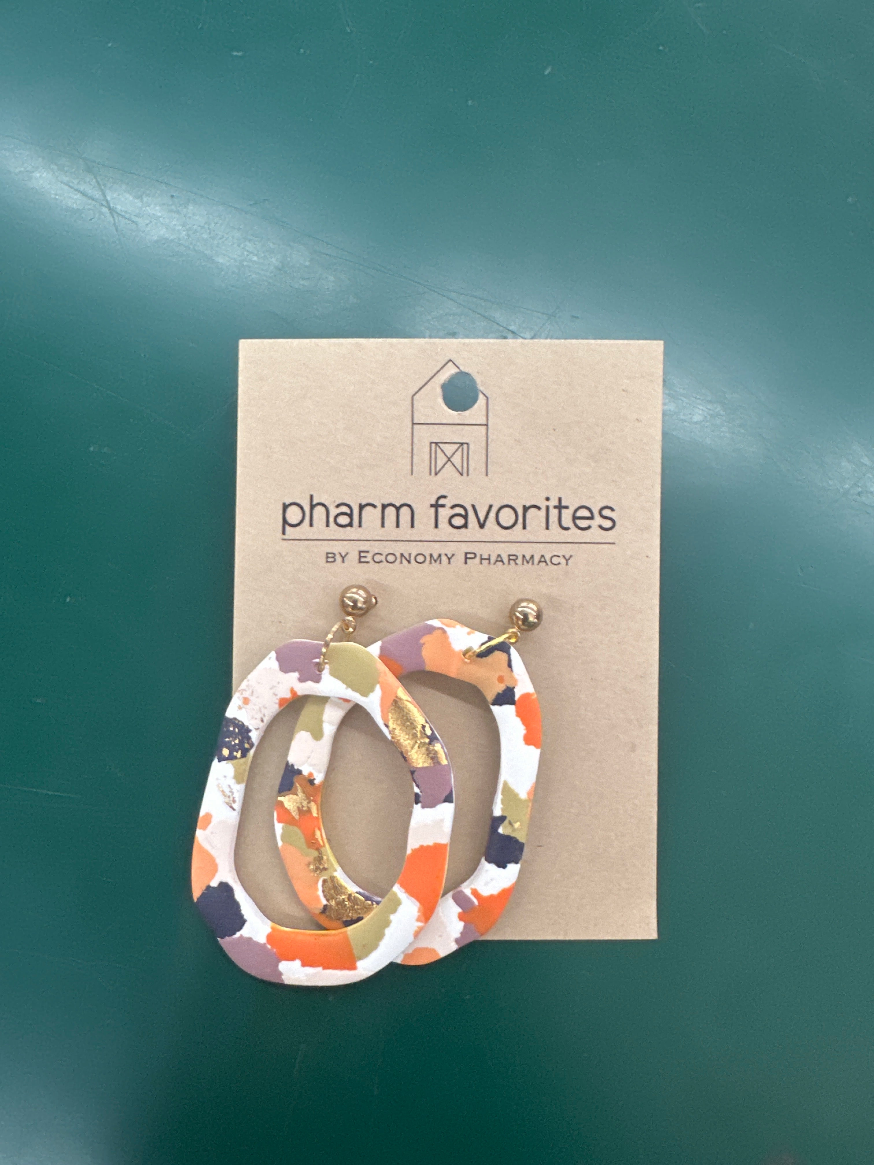 PUMPKIN PATCH - OPEN OVAL EARRINGZ