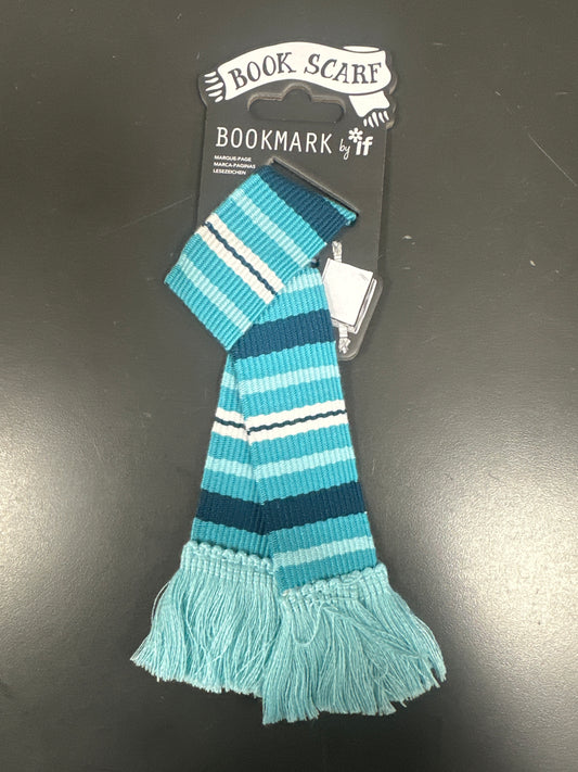 BOOK SCARF BOOKMARK -  ALL THE BLUES