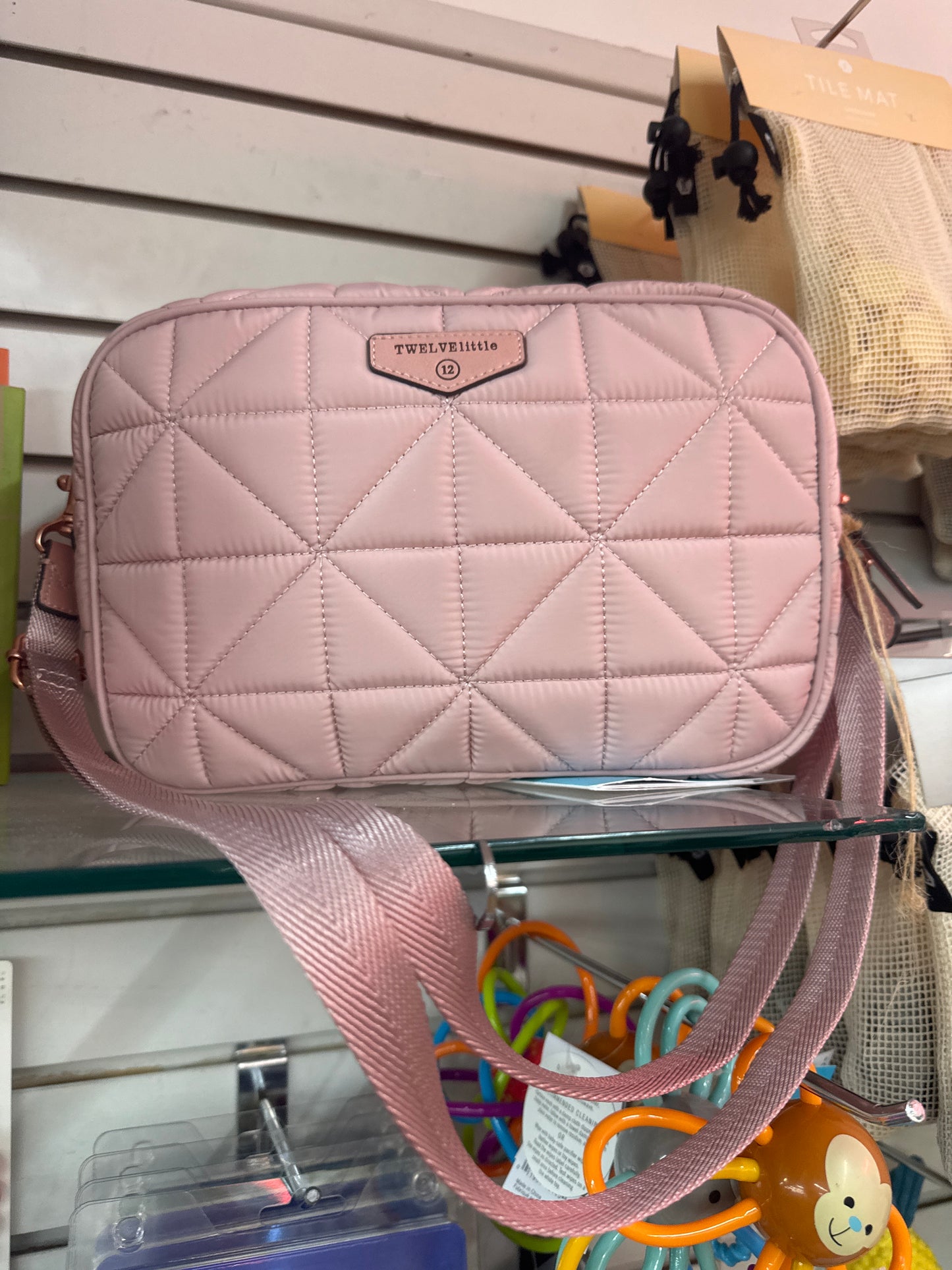 12 LITTLE DIAPER CLUTCH - BLUSH PINK