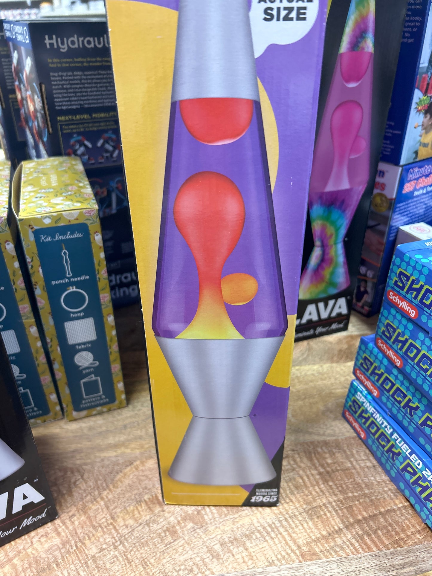 LAVA LAMP SILVER ORANGE RED