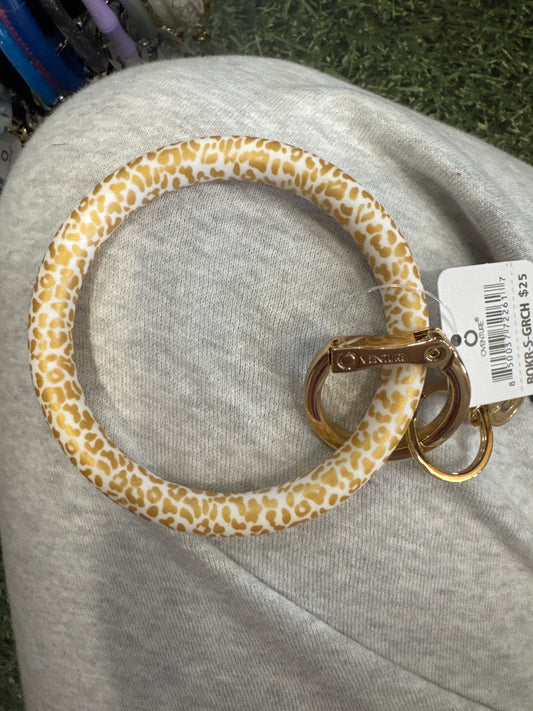 GOOD RUSH CHEETAH - SILICONE BIG O  KEY RING