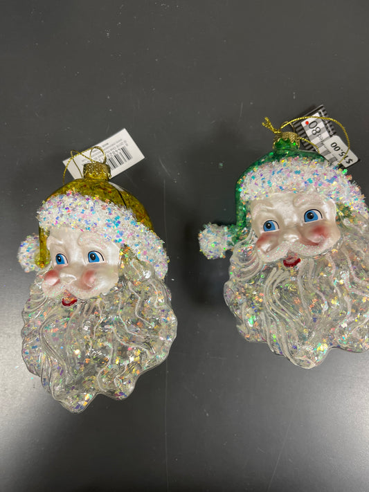 SANTA IRIDESCENT ORNAMENT