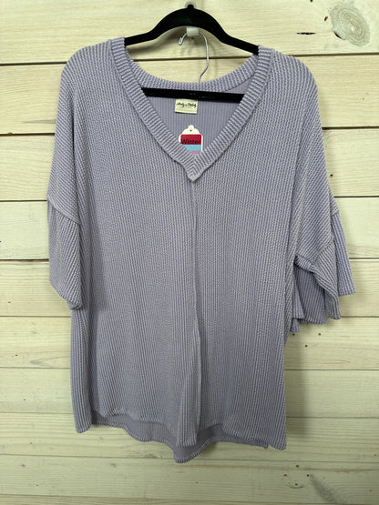 PURPLE 2PC TEXTURED SET