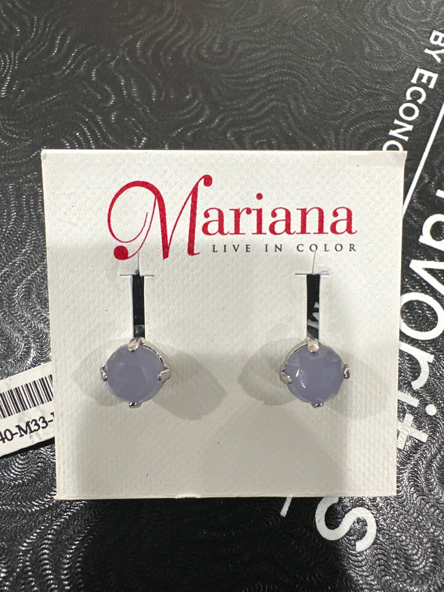 MARIANA EARR-SLVR STUDS-LILAC