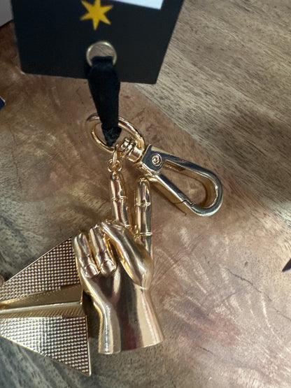 KEDZIE BAG & KEY CHARM