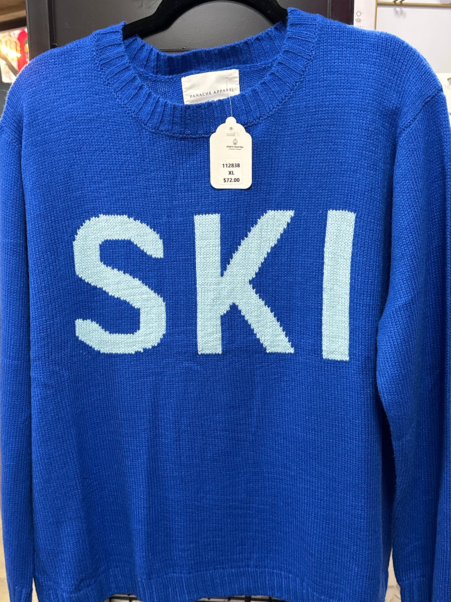 BLUE SKI SWEATER