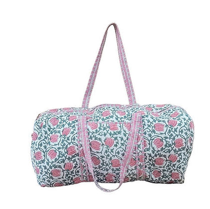 QUILTED DUFFLE BAG