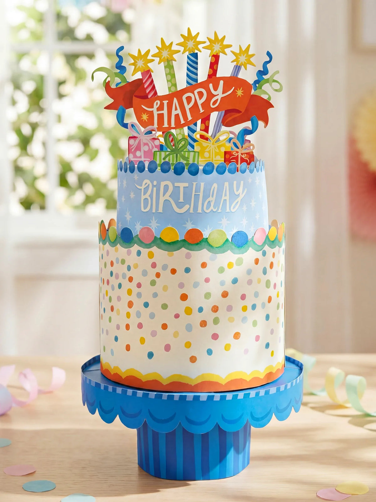 CONFETTI BIRTHDAY CAKE