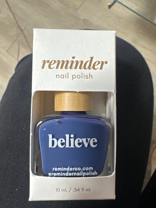 REMINDER NAIL POLISH - BELIEVE